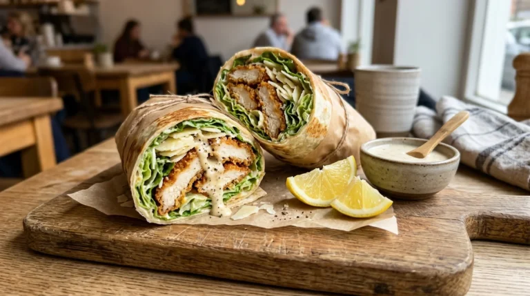 Crispy Chicken Caesar Wrap 1