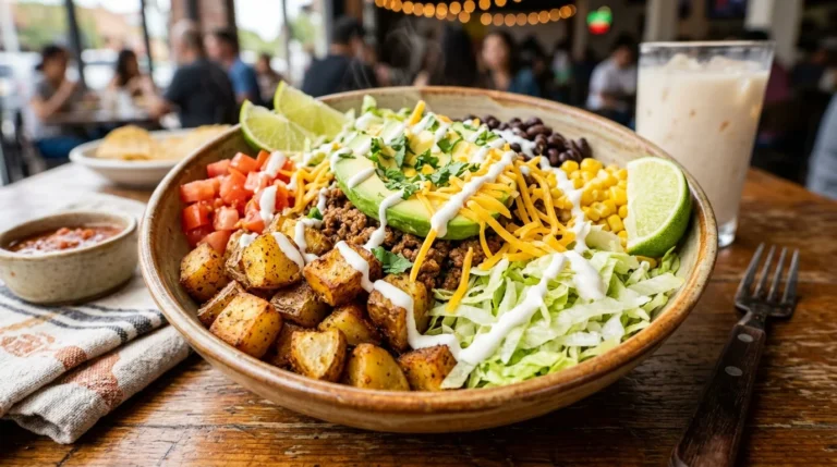 Loaded Potato Taco Bowl