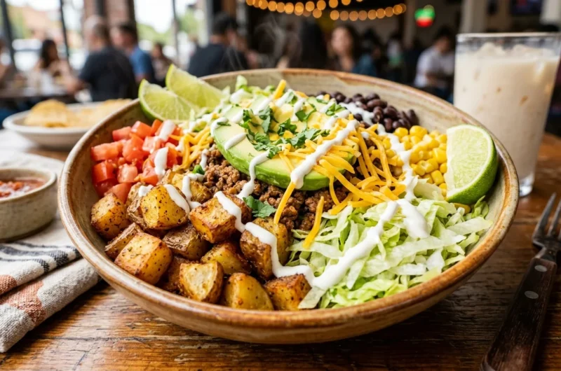 Loaded Potato Taco Bowl