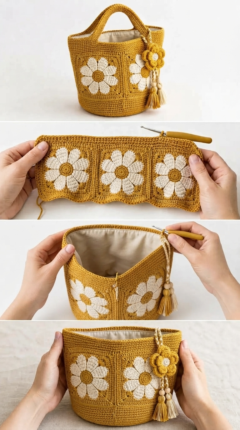 Daisy Granny Square