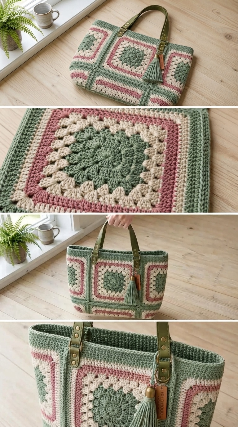 Making the Large Granny Squares